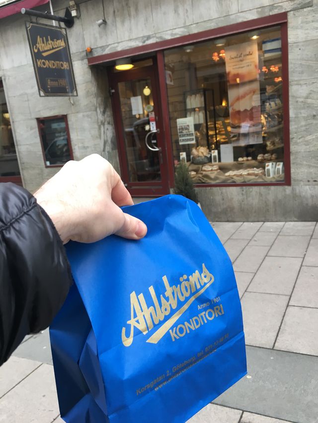 Semla från Ahströms konditori Göteborg