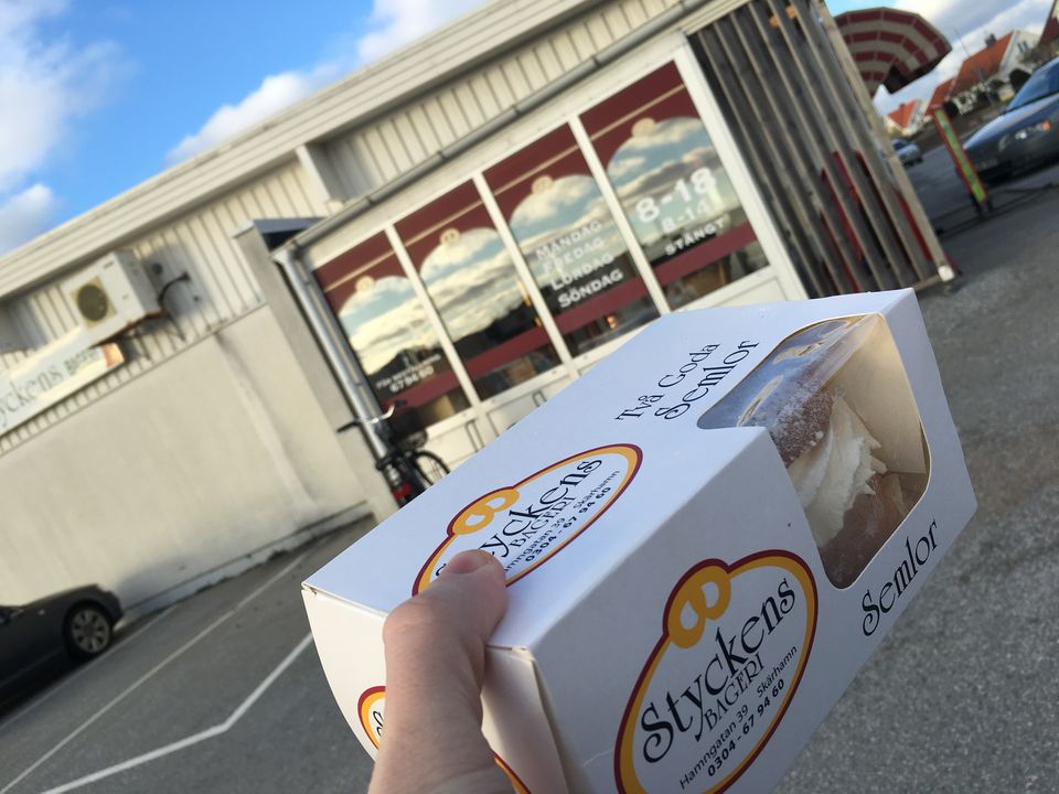 Semla från Styckens bageri Skärhamn